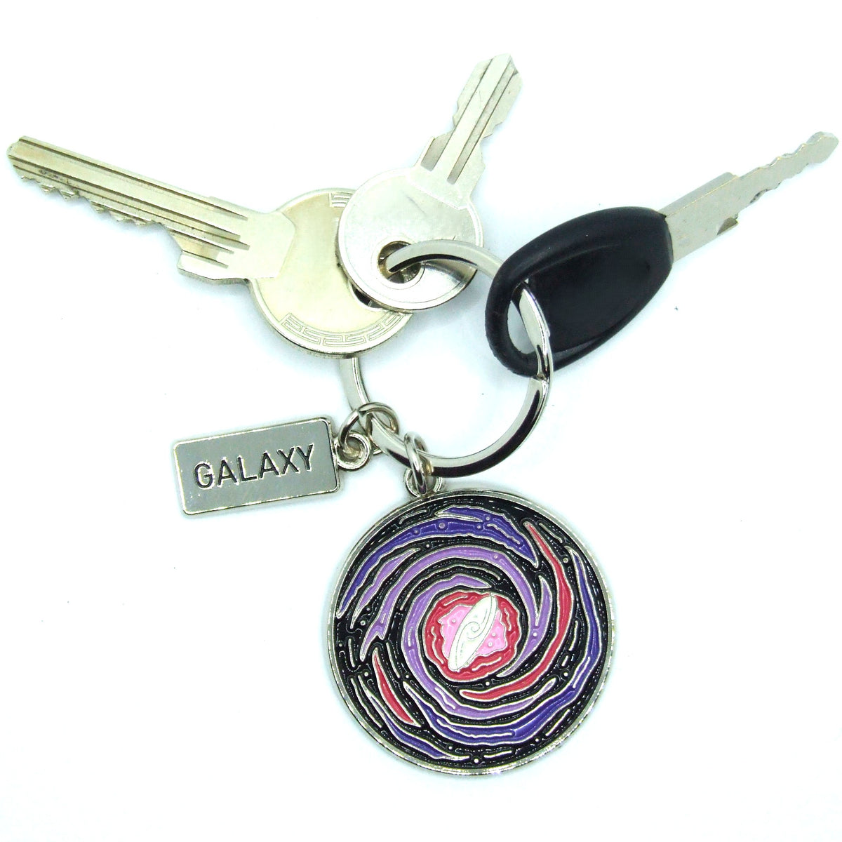 Metallschlüsselanhänger Galaxy