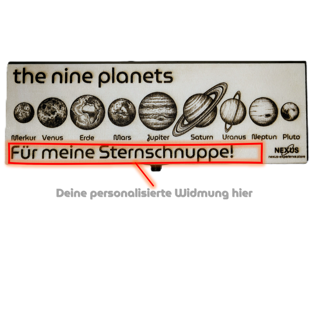 „The Nine Planets“ Luxury-Set