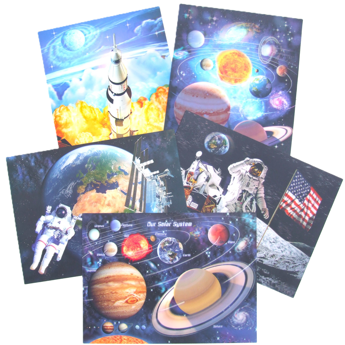 3D Poster verschiedene Space Motive 30x40cm