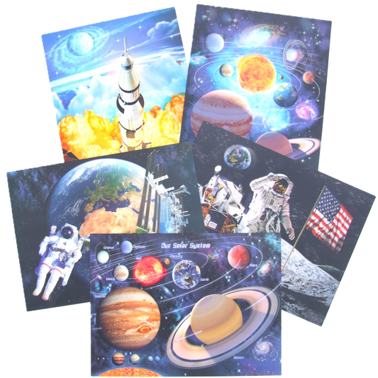 3D Poster verschiedene Space Motive 30x40cm