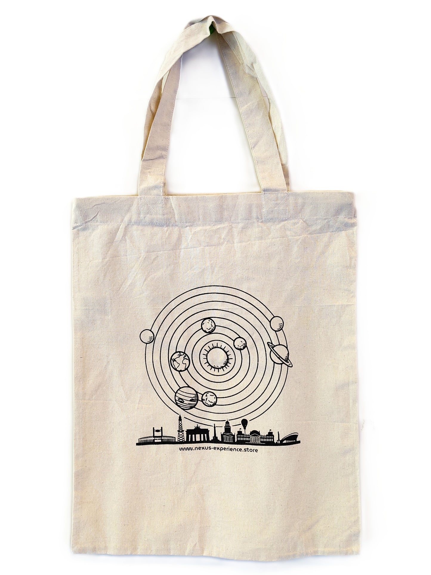 Stoffbeutel Solar System Skyline