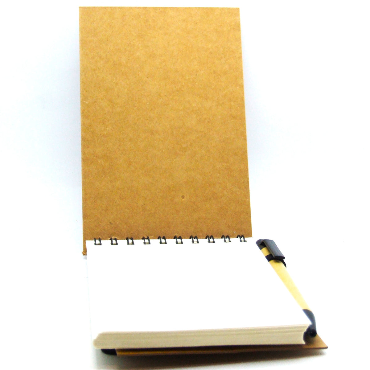 Mini Notizheft Solar System | Ringheft-Notizbucht 14,5x9cm aus recyceltem Karton/Papier mit weißem Papier und Kugelschreiber