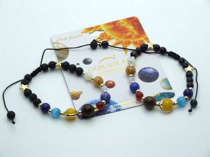 Kordel-Armband Solar System