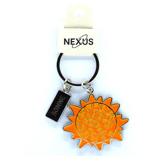 Metallschlüsselanhänger Sonne