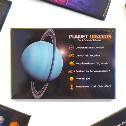 Weltraum Magnete Set - 13-teiliges Sonnensystem Planeten Motivmagnet-Set für Kinder und Astronomiebegeisterte