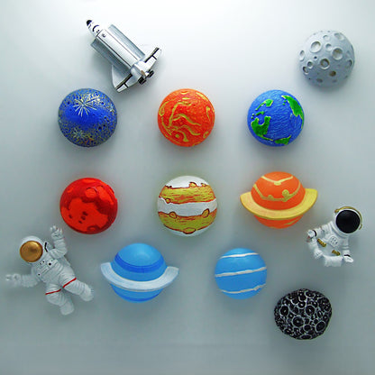 3D Polymagnete Planeten und Space Motive| ca. 4cm